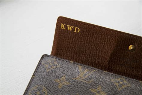 hot stamp lv wallet